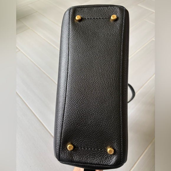 COACH Lora Carryall 30 Pebbled Black Leather Bag with Turlock, like new - Picture 11 of 11